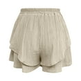 thumbnail image 6 of Afdoent Shorts For Women Summer Shorts Elastic Waist Shorts Casual Wide Legs Shorts With Pockets 2026 Beach Vacation Clothes, 6 of 6