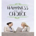 thumbnail image 1 of Home Wall Decals Happiness is a choice Bedroom Stickers DIY Removable Originality Stickers - Size: 27 In x 41 In, 1 of 3