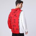 thumbnail image 4 of Sudadera con capucha para hombre, ropa técnica, hip hop, ropa urbana, sudaderas con capucha, estampado de patchwork, jersey de manga larga, sudadera japonesa, otoño invierno, 4 of 5