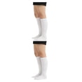 thumbnail image 4 of Calcetines a rayas Sonducket para el Día de San Valentín hasta la rodilla Blanco 2piezas, 4 of 6