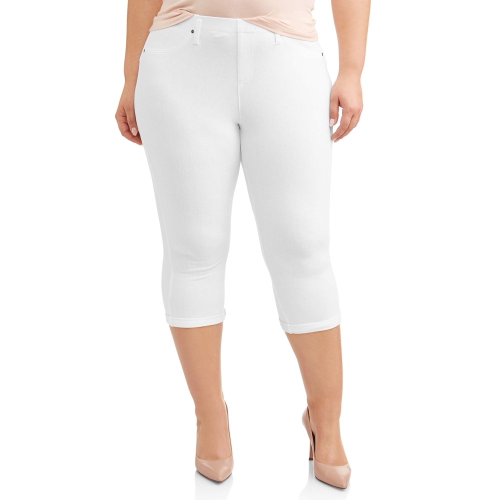 terra & sky medium denim plus size ankle jegging