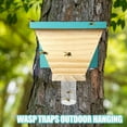Piaybook Carpenter Bee Traps for Outside Carpenter Bee Trap, Turbo Trap