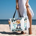 thumbnail image 5 of Lsque Sml Jeffy Beach Travel Bag - Water-Resistant, Large Capacity Lightweight Tote with 7 Pockets for Women and Men - Perfect for Beach, Pool, Gym, and Travel, 5 of 6