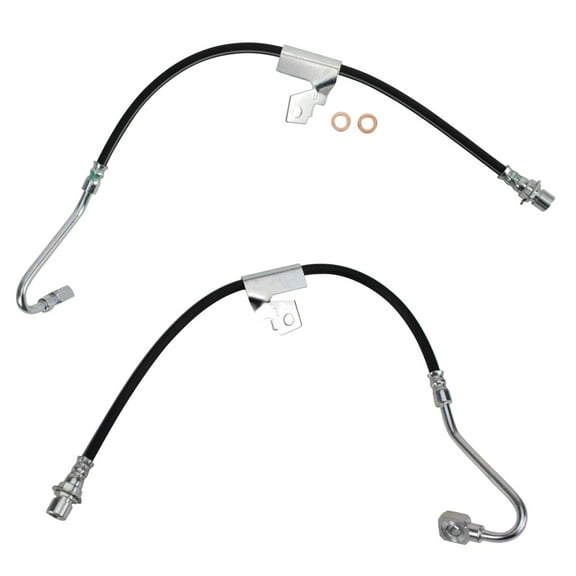 TRQ Front Brake Hose Set BLA63840 Fits Select 1998-2000 Chevrolet Blazer , 1998-1999 Oldsmobile Bravada , 1998-2000 Isuzu Hombre , 1998-2001 GMC Jimmy , 1998-1999 Chevrolet S10 , 1998-1999 GMC Sonoma
