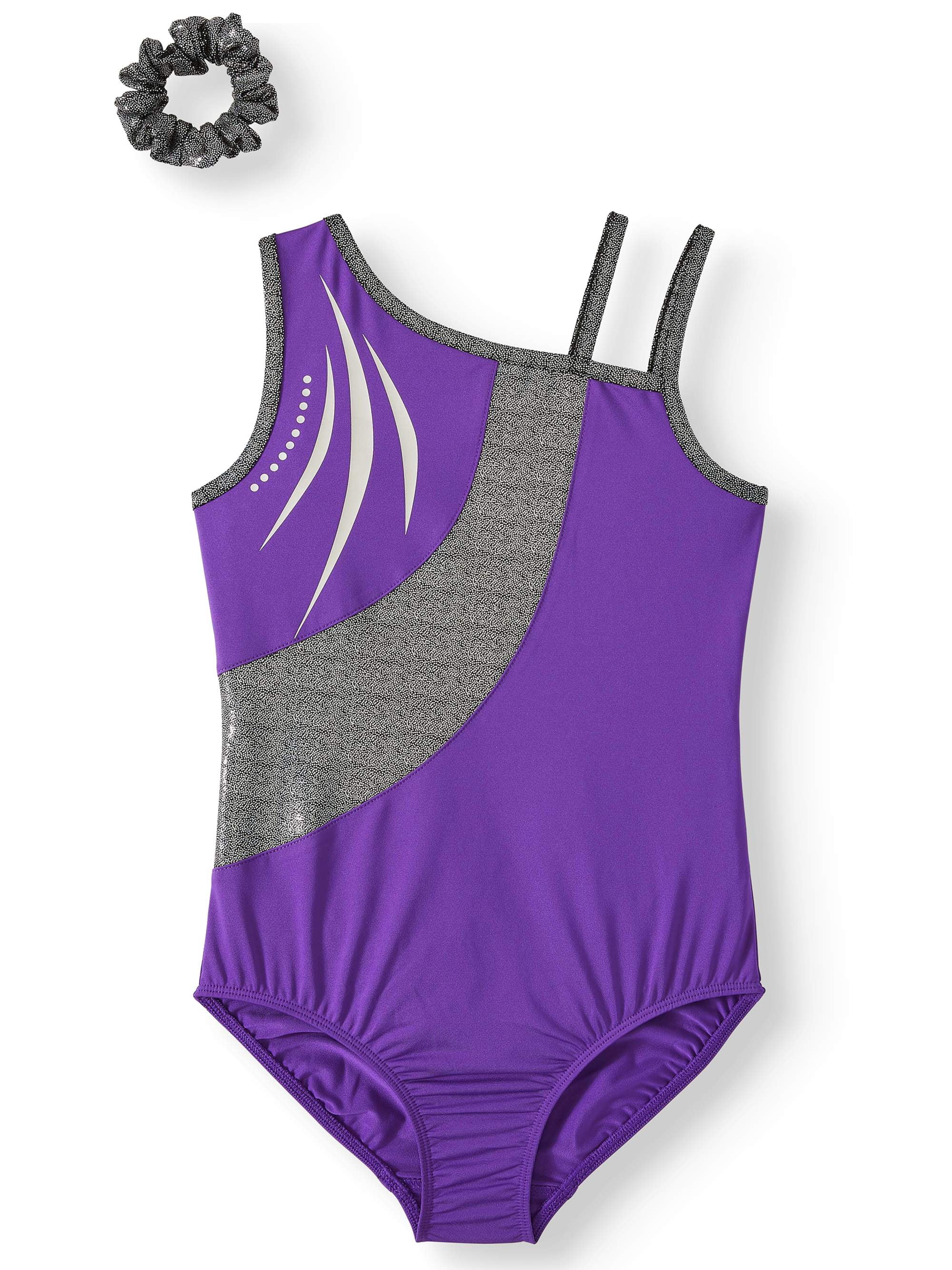 purple leotard with skirt
