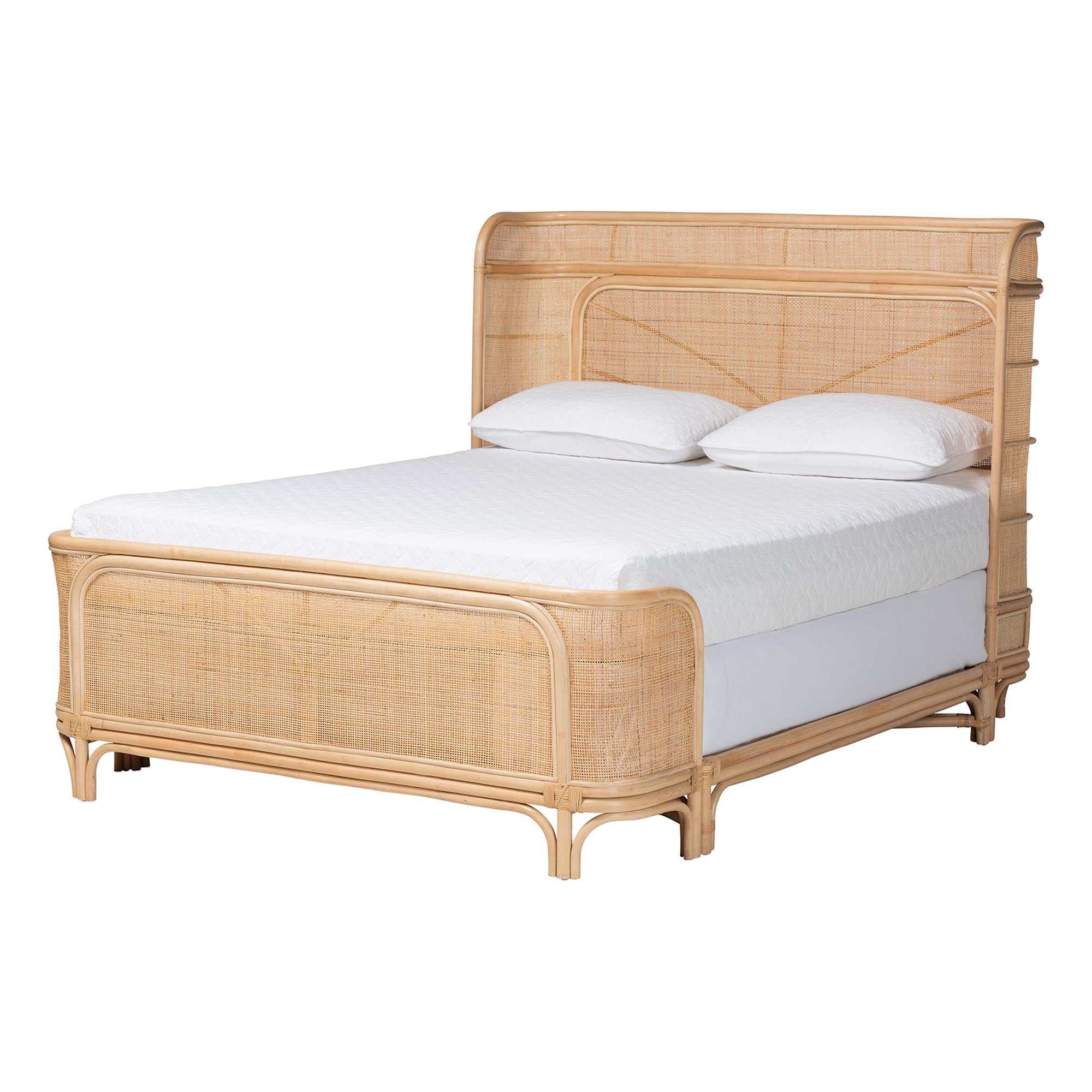 bali & pari pari Boho Bed, Queen, Natural