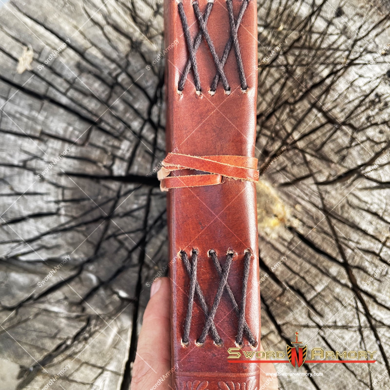 Medieval Genuine Leather Journal Diary Parchment Paper Brown Celtic Circle Theme