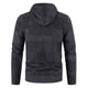 thumbnail image 4 of Chaquetas para hombres Abrigos Abrigos Moda Otoño e invierno Cuello alto Suéter Chaqueta de lana informal Odeerbi ODB-5, 4 of 4