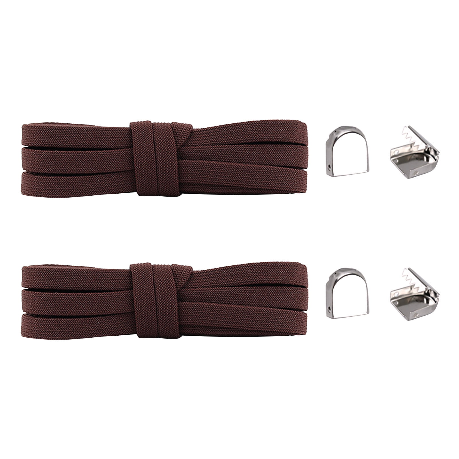 CBGELRT Flat Shoe Laces For Sneakers Strapless Adjustable Elastic