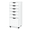 White-5-Drawer, variant on RichYa Mobile File Cabinet with Wheels,Chest of Drawers with Lockable Caster,Rolling Storage Organizer for Home Office,Living Room (White)