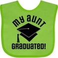 thumbnail image 3 of Inktastic My Aunt Graduated Niece Nephew Boys or Girls Baby Bib, 3 of 4