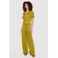 thumbnail image 2 of Women's Plisse Striped Wide Leg Pants, 2 of 4