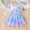 Light Blue#1, variant on Fesfesfes Girl's Flutterby Printed Mesh Dress Off Shoulder Short Sleeve Round Neck Party Dress,Cute Summer Sundress for Kids, Fashion Printed Breathable Playwear Outfit(Light Blue#1,3-4 Years)