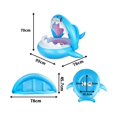 thumbnail image 2 of 80 x 68 x 60cm Baby Sunshade Inflatable Swim Float Boat Swimming Pool Ring Raft with Sunshade  for Baby Toddler Kids Infant Water Development Toys, 2 of 8