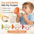 thumbnail image 5 of Toddler Musical Trumpet Toy for Kids - Musical Enlightenment Instrument Toy, Develops Musicality, for Boys Girls Ages 3 4 5 6 7 8, 5 of 5
