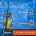 thumbnail image 4 of Stölzle Lausitz New York Bar 15.25 oz Highball Glass (Set of 6) - Crystal Clear Tall Drinking Glasses with Thick Base, Sleek Design for Cocktails & Everyday Use, Dishwasher Safe Modern Barware, 4 of 6