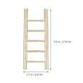 thumbnail image 2 of Decorative Openable Ladder Model Decor Desktop Brass Ladder Craft Adornment, 2 of 9