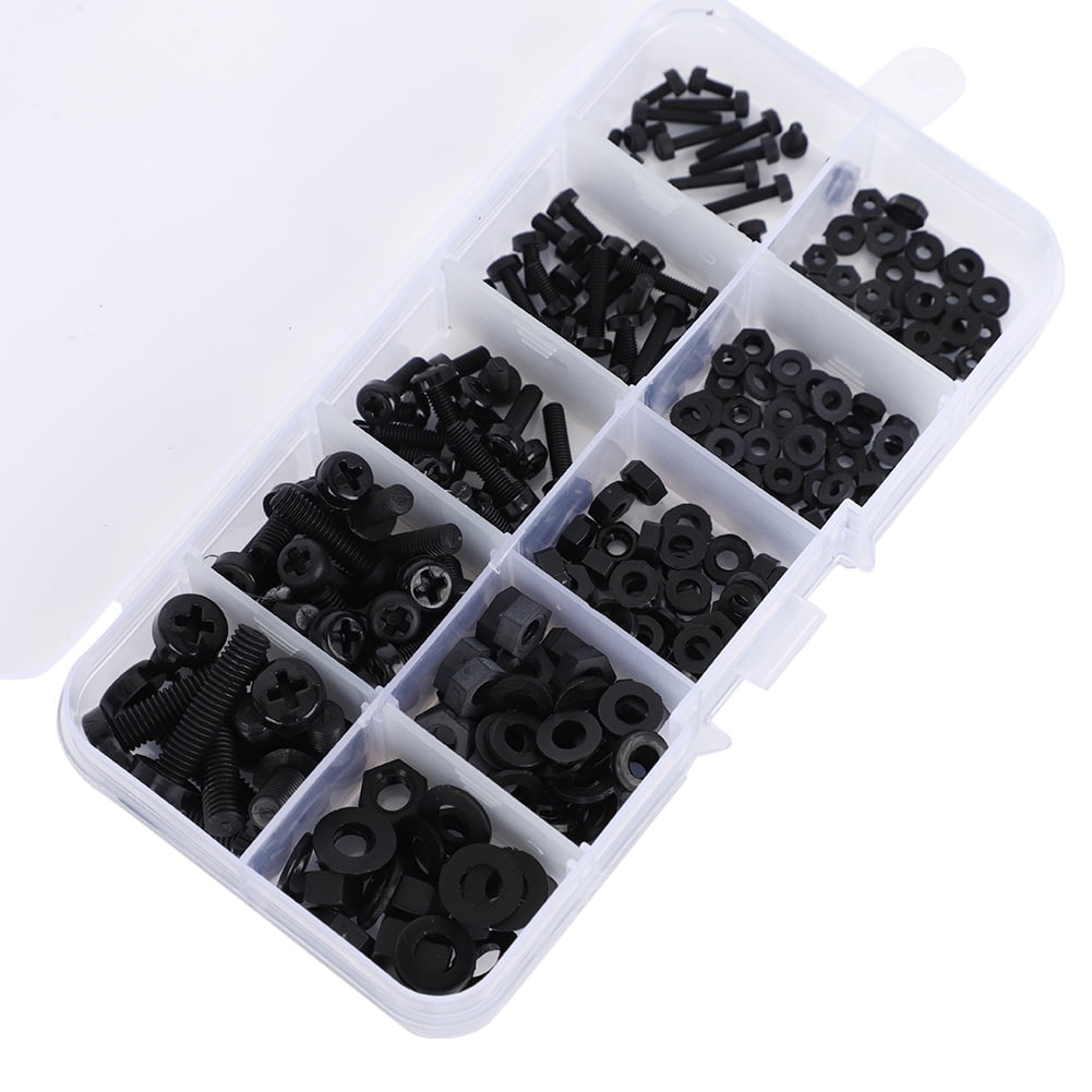 Black/White Multifunction Nylon Screw Kit, Nylon Screws, For