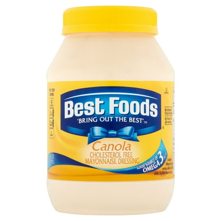 Best Foods Canola Cholesterol Free Mayonnaise Dressing, 30 oz