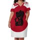 thumbnail image 3 of Vestido con cremallera y gato neko japonés elegante vestido de fiesta para mujer vestidos 2025 verano vestido de playa 2025, 3 of 7
