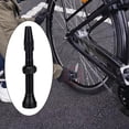 thumbnail image 4 of Vástago de válvula Presta sin cámara, vástago de válvula Presta de aleación ligera y duradera para bicicletas de carretera Negro 40mm, 4 of 9