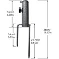 thumbnail image 2 of Soporte para paraguas de metal WEIHJMXG 32cm Max 3.6cm 2 piezas, 2 of 5