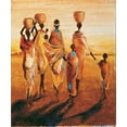 thumbnail image 2 of Beaumont, Jaques 12x14 Gold Ornate Wood Framed with Double Matting Museum Art Print Titled - Meres et enfants, 2 of 4