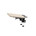 thumbnail image 4 of facefd Wood Computer Arm Rest for Desk Folding Computer Desk Extender for Desk Light Khaki, 4 of 8