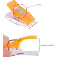 thumbnail image 2 of 100 pieces of sewing plastic clips, quilted clips in various colors, made of ultra-transparent AS material, colors shipped randomly, 2 of 5