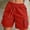 Red, variant on Only Moment Women's Summer Sweat Shorts Polyester,Spandex Summer Casual Wide Leg Loose High Waist Drawstring Dressy Shorts 2026 Beach Vacation Clothes Womens Athletic Shorts Army Green,S