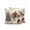Gray, variant on Woodland Christmas Outdoor Throw Pillows with Inserts Set of 2, 16"x16" Santa Claus Christmas Tree Snowman Deer Waterproof Square Patio Pillows for Outside Furniture, Sofa, Porch, Garden
