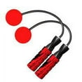thumbnail image 1 of Dalazy Corde à Sauter Sans Fil Réglable à Roulement à Billes Lesté, Corde à Sauter pour Entraînement et Mise en Forme, Balle Rouge, 1 of 9