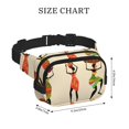 thumbnail image 4 of Easygdp African Women Fanny Packs para Mujeres y Hombres, Bolsa de Cinturón, Bolsos de Cruz para Trabajo/Correr/Senderismo, 4 of 9