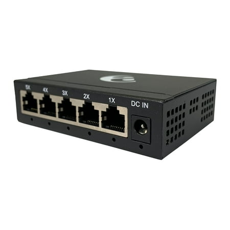 UPC: 0650177608112 | Amer 5 Port 10/100/1000 Mbps Gigabit Ethernet Desktop Metal Switch