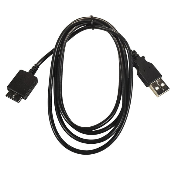 HQRP USB Cable / Cord compatible with Sony NWZ-S615FPNK, NWZ-S615FRED, NWZ-S615FSLV, NWZ-S616FBLK Walkman MP3 / MP4