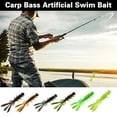 thumbnail image 1 of 10Pcs 7cm/2.45g Fishing Lure Good Flexibility High Elasticity Simulation Design Bright Color Bite Resistant Fishing Tackle TPE Floating Crawfish Soft Shrimp Bait Outdoor, 1 of 7