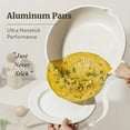 thumbnail image 3 of TFixol Batterie de Cuisine Antiadhésive en Aluminium 7 Pcs avec Base en Acier Inoxydable, Compatible Induction, Conception Empilable pour une Cuisson Saine, Nettoyage Facile et Utilisation Durable., 3 of 5
