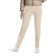 thumbnail image 5 of XXWXYD Children High Waisted Thermal Leggings Fleec𝖾 Lined Winter Warm Thickened Cozy Underwear Pants with Elastic Waist Kids Thermal Wear, 5 of 9