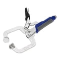 thumbnail image 4 of 11-inch Locking C-Clamp Pliers with Rubber Grip Quick Release Clamp Hand Tool, 4 of 8
