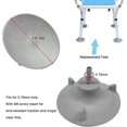 thumbnail image 2 of Toilet Safety Chair Feet Tip Replacement for Shower Toilet Seat Stools & Transfer Bench An, 2 of 5