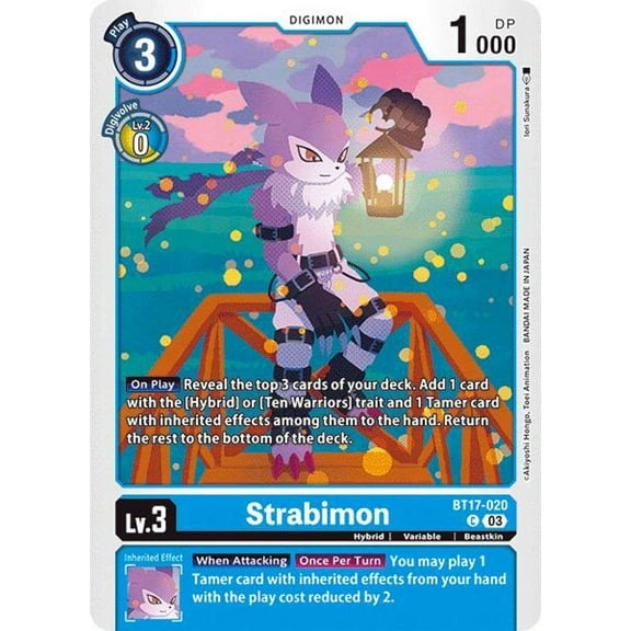 Digimon Secret Cris Strabimon BT17-020
