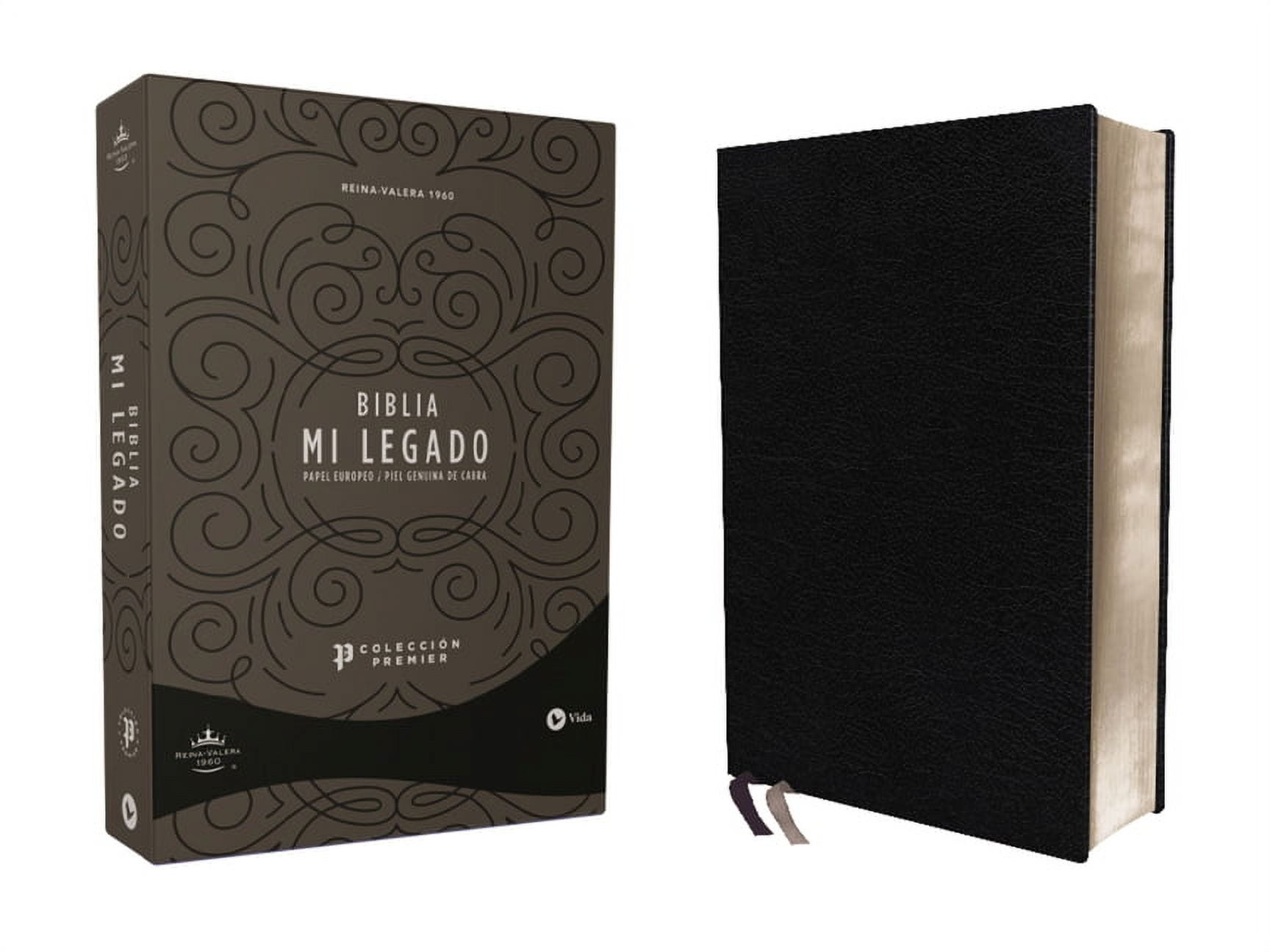 Reina Valera 1960 Biblia Mi Legado, Coleccin Premier, Negro, Una Columna, Interior a DOS Colores (Other)