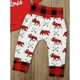 thumbnail image 4 of VIKING GLORY My 1st Christmas Baby Boy Girl Newborn Xmas Clothes Romper+Pants Outfit, 4 of 6