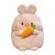 thumbnail image 2 of Peluche de juguete suave, regalo de inauguración de la casa, almohada para dormir abrazable, juguete de peluche lindo conejo rábano rosado, 2 of 9