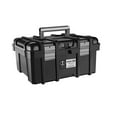 thumbnail image 3 of Tool Box Large Space Lightweight Durable with Lid Hammer Handy Tools Electrician Repairs Box Repair Tool Storage Case for Garage Home Trunk , 41cmx32cmx20.5cm, 3 of 10