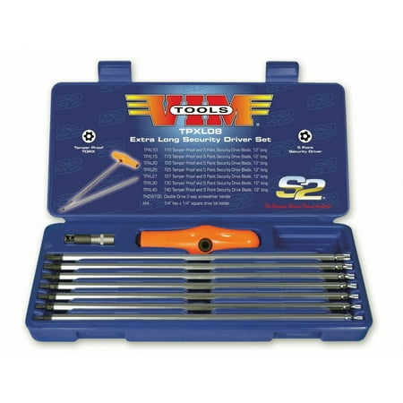 

VIM Tool TPXL08 10-Piece 5-Point Security Driver Set