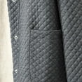 thumbnail image 7 of SuDongPo Warm Coat for Women Solid Color Long Sleeve Half Zipper Button Pocket Baseball Jackets Plus Size Loose Casual Outerwear Fall Winter Fashion Ladies Soft Jackets, 7 of 7