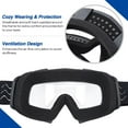 thumbnail image 4 of AHR GOG01 Motorcycle Goggles Bendable Dirt Bike Motocross ATV Riding Glasses, 4 of 9