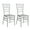 Silver, variant on White Resin Steel Skeleton Chiavari Chair, 2 Chair Bundle by Chivari