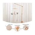 thumbnail image 4 of Baby Crib Mobile Arm - Wooden Mobile Arm Compatible Crib Mobile Hanger Compatible Crib Baby Girl Nursery Decor-c, 4 of 5